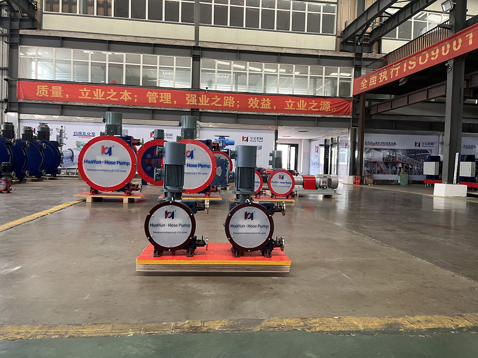 华运机械软管泵发往欧洲，助力当地污水处理提质达标